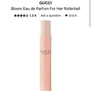 Gucci Bloom Eau De Parfum Tavel Size